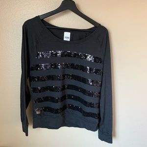 Long sleeve sequins shirt by PINK